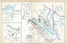 Derby City, Shelton Borough, East Haven, South Meriden Southford, Connecticut State Atlas 1893